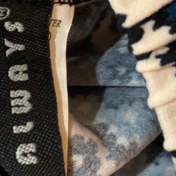 Women's Leggings One Size Black/White/blue Christmas - Picture 2 of 7